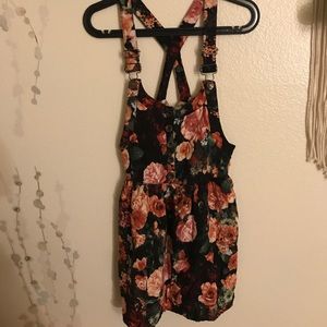 Floral Overall Dress